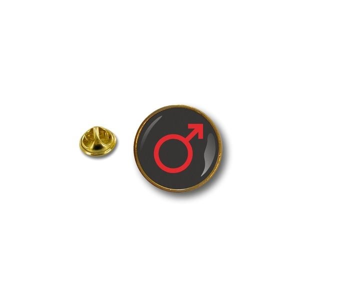 pins pin's flag national badge metal lapel hat button vest mars sign symbol Carousel 1