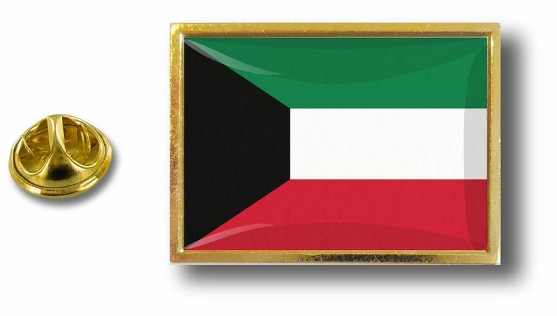 pins pin's flag national badge metal lapel backpack hat button vest kuwait Carousel 1