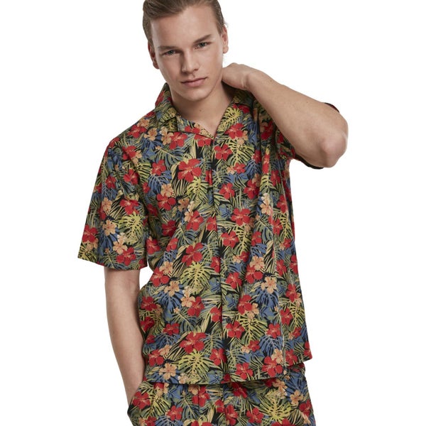 Urban Classics - HAWAII RESORT Summer Floral Shirt Carousel 2