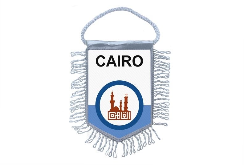 Mini banner flag pennant window mirror cars country banner cairo egypt Carousel 1