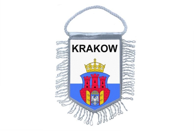 Mini banner flag pennant window mirror cars country banner krakow poland Carousel 1
