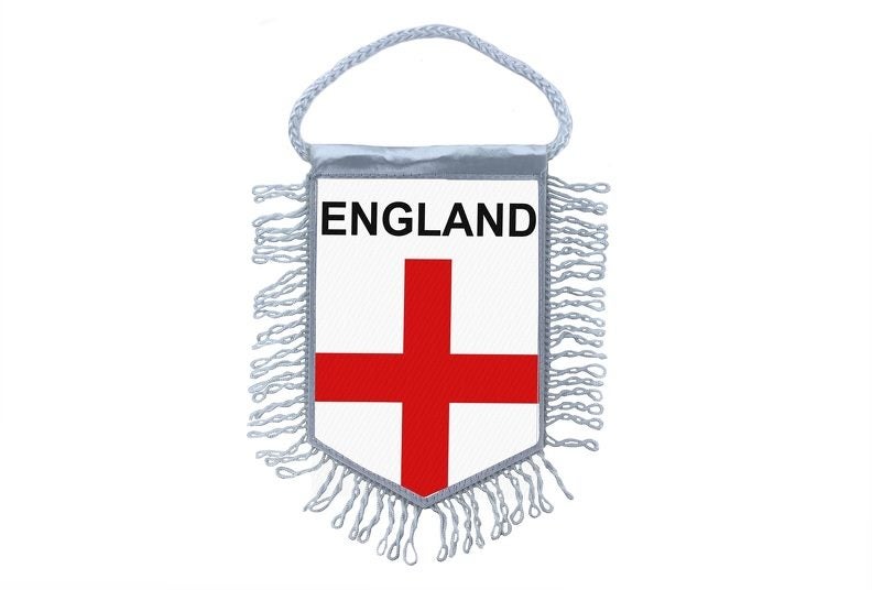 Mini banner flag pennant window mirror country banner england st george cross Carousel 1