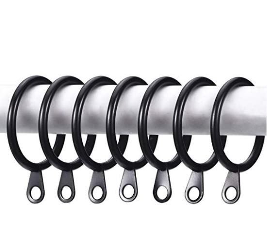 Metal Curtain Rings Curtain Hooks Black Color Free Shipping Trade Me