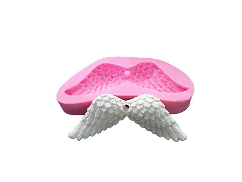 Angel Wings Silicone Mold 3D Fondant Chocolate Soap Mould (A02) Carousel 2