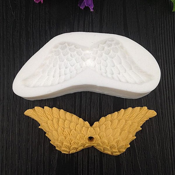 Angel Wings Silicone Mold 3D Fondant Chocolate Soap Mould (A02) Carousel 6