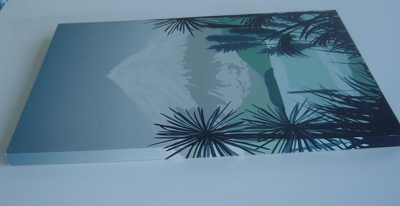 NZ Mountain and Bush Scene Mounted Canvas Print Carousel 4