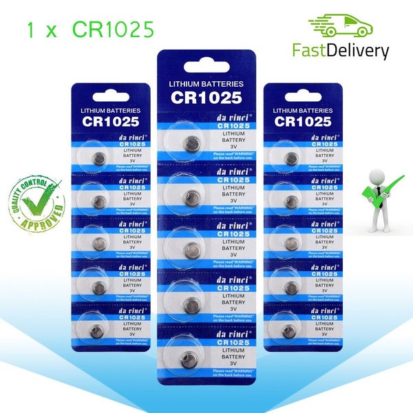 1 x CR1025 3V CELL Lithium BATTERY DL1025 BR1025 KL1025 HIGH QUALITY Carousel 1