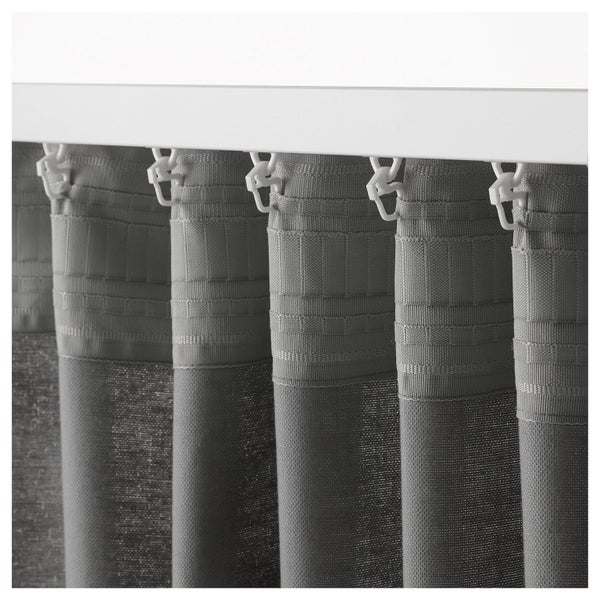 Ikea Curtains 1 Pair 145x250cm Grey Trade Me