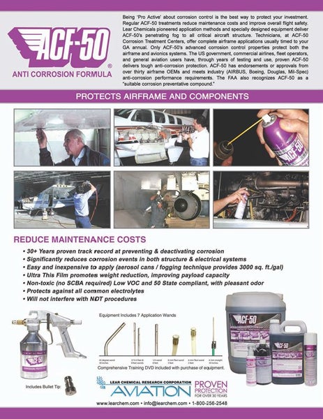 Aviation ACF-50 Anti Corrosion Aerosol 13oz. Carousel 2