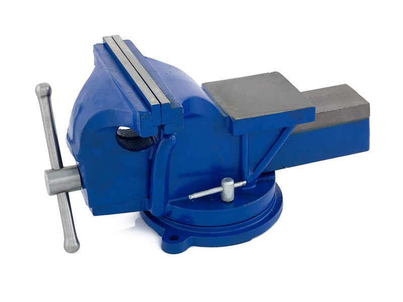 8" Bench Vice 200mm | 360° Swivel Base + Anvil | TOOLCHIEF Workbench Vices Carousel 1