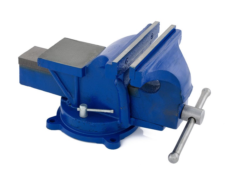 8" Bench Vice 200mm | 360° Swivel Base + Anvil | TOOLCHIEF Workbench Vices Carousel 2