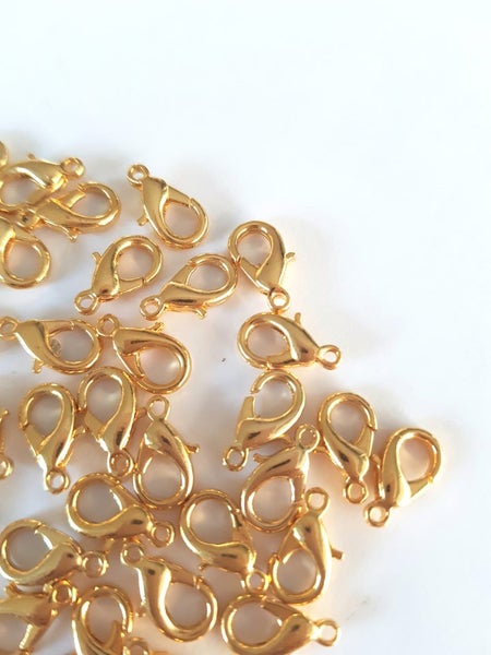 Gold Lobster Clasps x 25 Carousel 1