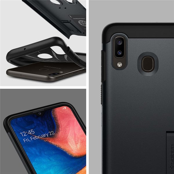 Spigen Samsung Galaxy A30 / A20 (2019) 6.4" Slim Armour Case - Black Carousel 8