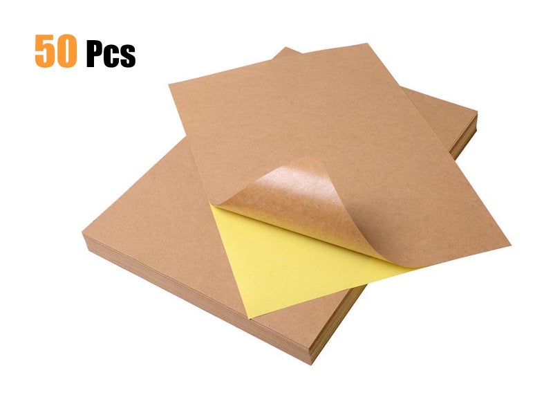 brown kraft sticker paper