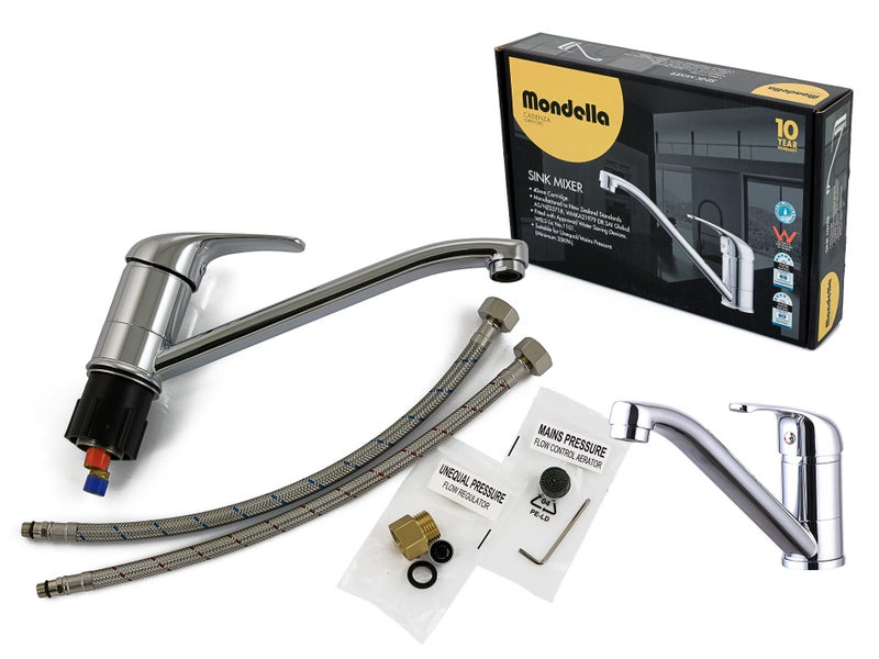 Cadenza Sink Mixer Tap 7.5Lpm 40mm Brass Chrome Finish Carousel 3