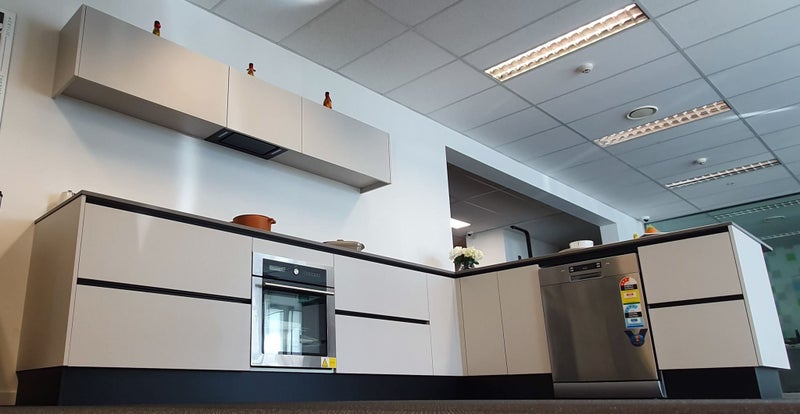 KITCHEN WITH SPANISH MADE ENGINEERED STONE, LASER EDGES DOORS Carousel 2