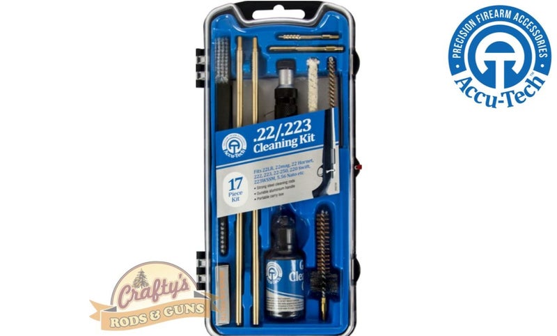 Accu-Tech .22 - .223 GUN CLEANING Kit (17 Piece Kit). Carousel 1