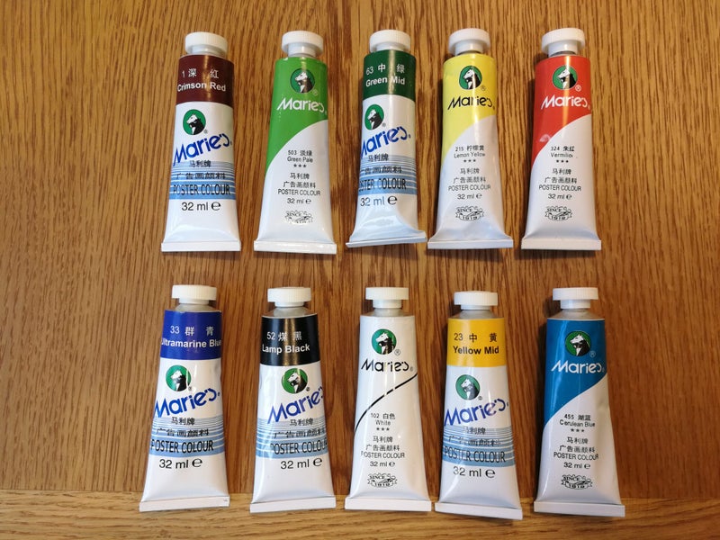 Poster Color 10 x 32 ml Carousel 1