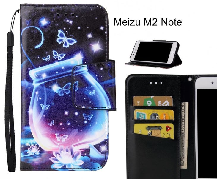 Meizu M2 Note Case wallet fine leather case printed Carousel 1