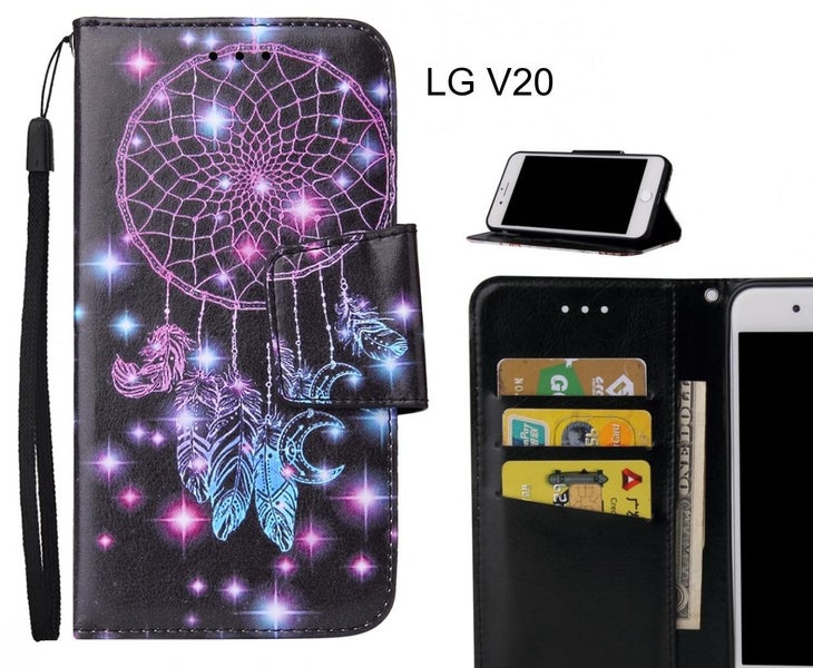 LG V20 Case wallet fine leather case printed Carousel 1