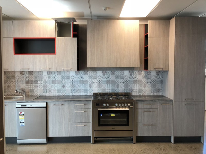 Custom Made Melamine Kitchen With Blum Antaro Hardware And Overhead Cabinets 50 Trade Me Custom Made Melamine Kitchen With Blum, Trade Me Kitchen Cabinets