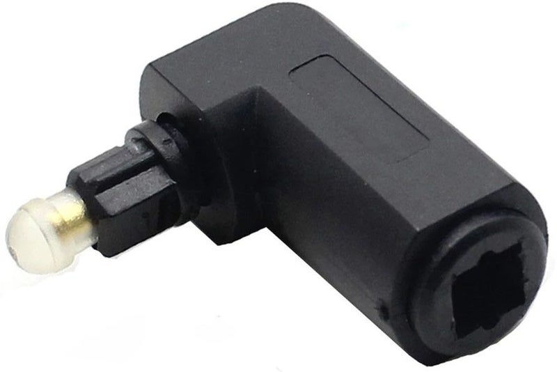 Digital Optical Toslink Right Angle Adapter | Rotatable Carousel 1