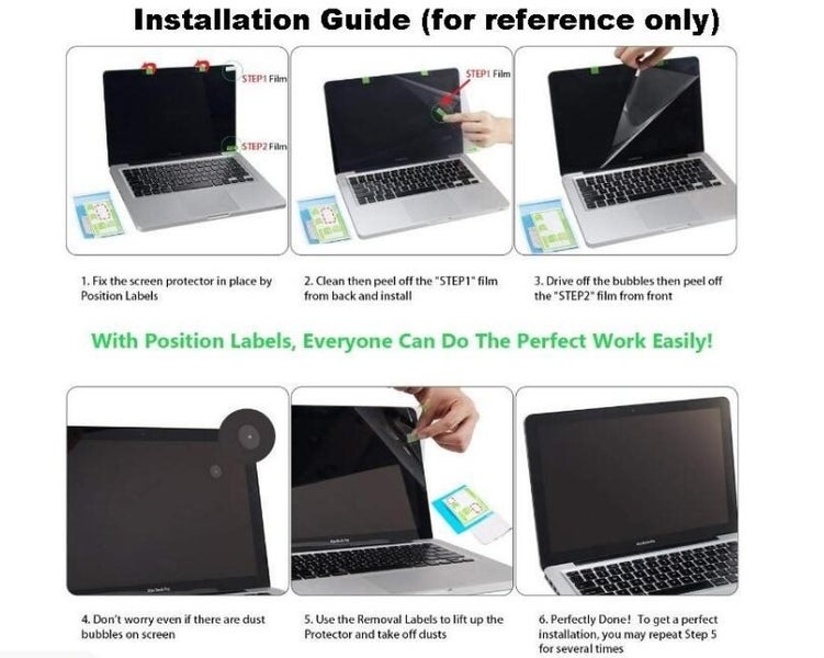 13-inch MacBook Pro with Retina Display ultra clear screen protector Carousel 2