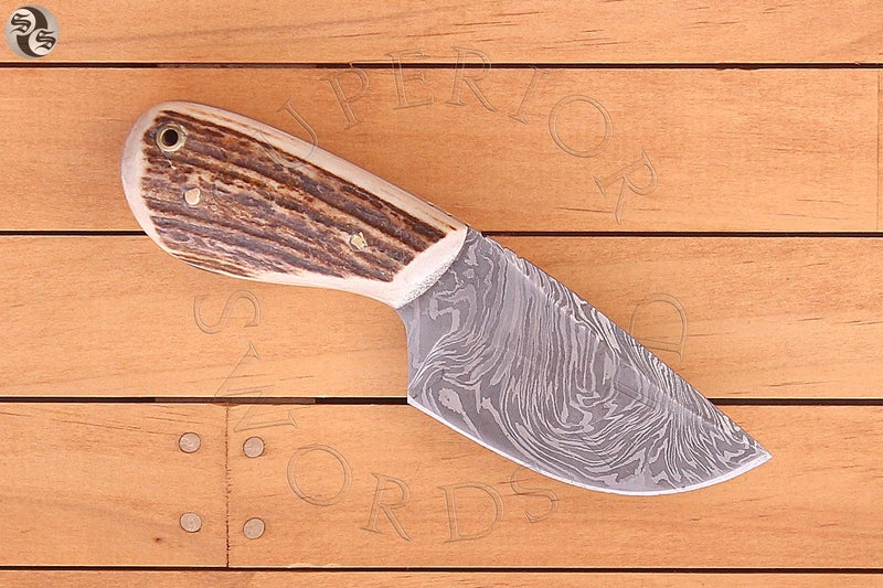 Damascus Knife - Bear Carousel 2