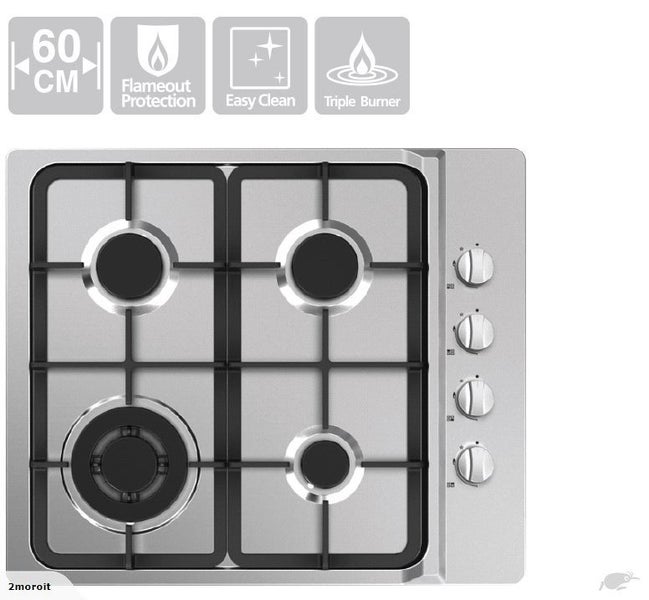 60CM S/S Gas Cooktop Carousel 1