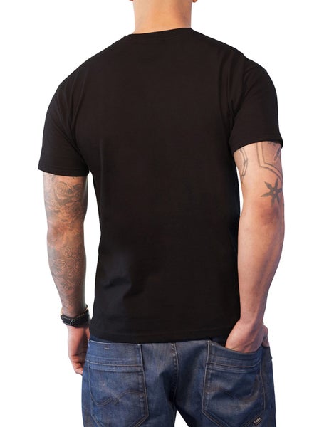 Johnny Cash T Shirt Man in Black Vintage Logo Official Mens New Black Carousel 2