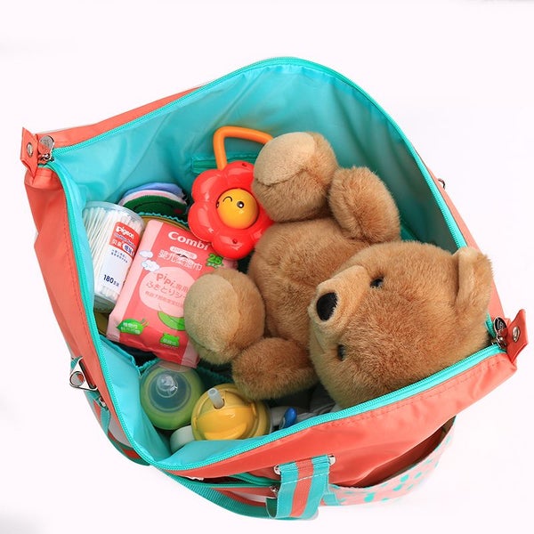 Waterproof baby nappy bag Watermelon Red Medium Carousel 2