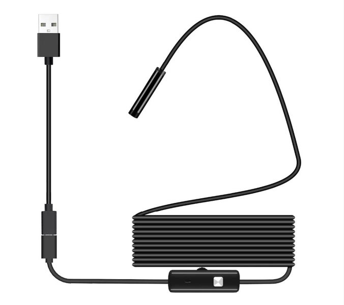2M Waterproof Endoscope Inspection HD Camera with LED Lights Carousel 1