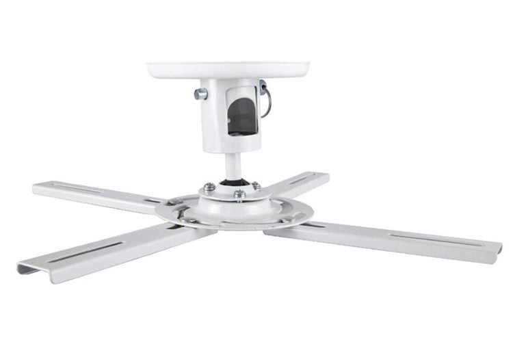 Tauris 25kg Universal Projector Tilt Swivel Ceiling Mount White