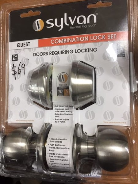 SYLVAN QUEST ENTRANCE COMBINATION LOCKSET Carousel 1