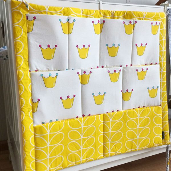 Cot Hanging Storage Bag - Yellow Crown Carousel 2