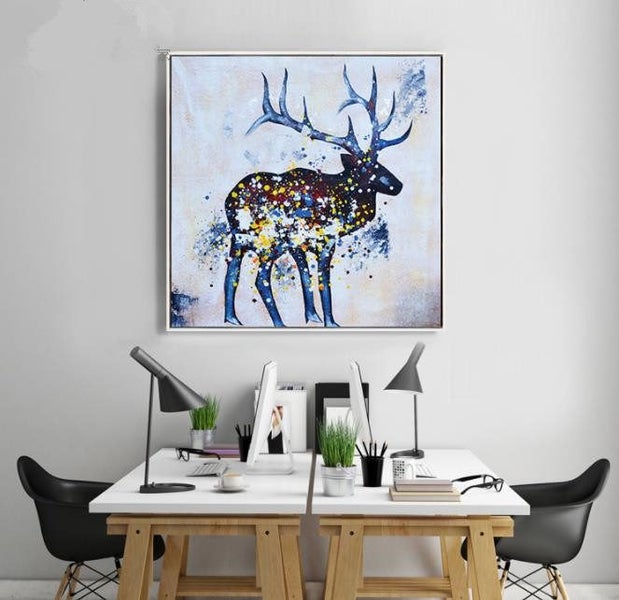 Elk Art Print Carousel 1