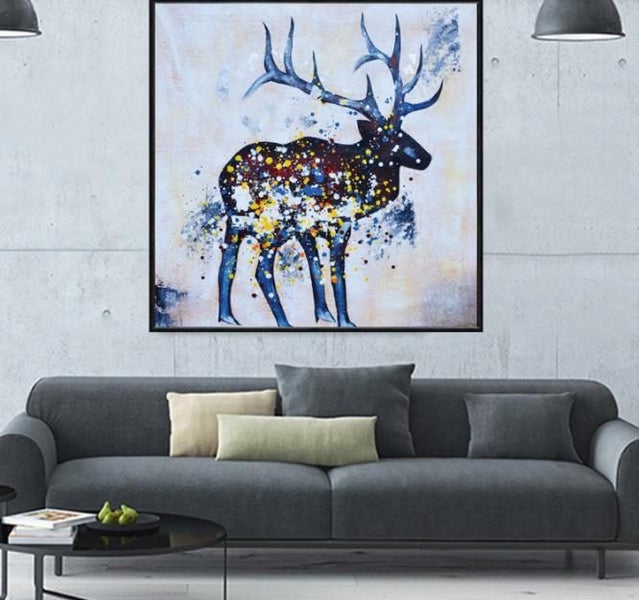 Elk Art Print Carousel 2