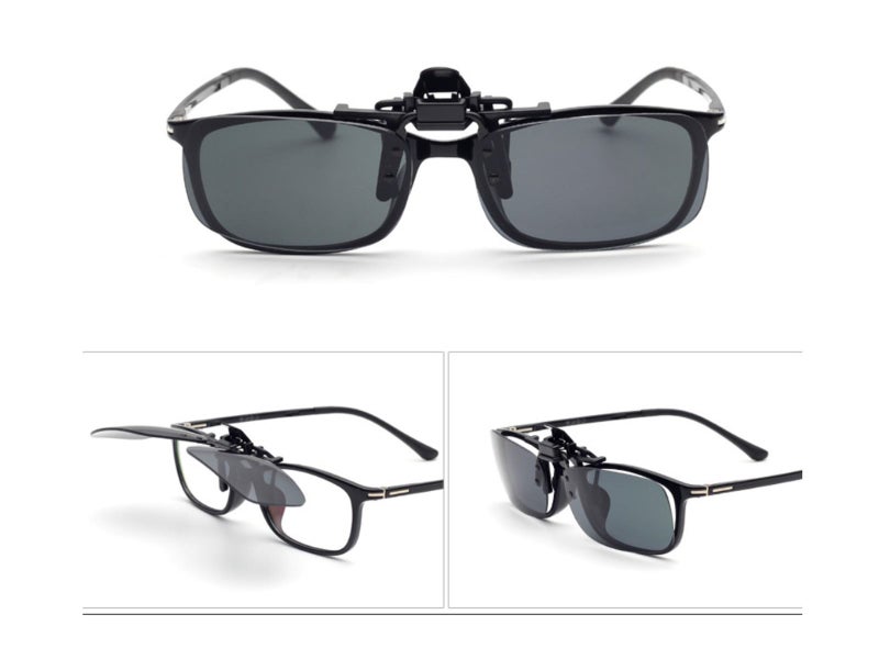 2 Pack Polarized Clip on Flip Style Sunglasses62983258103555113