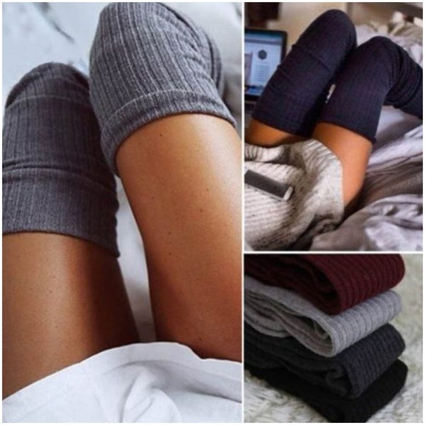 Knee Thigh High Stockings Cotton Leg Warmer629925956203551120