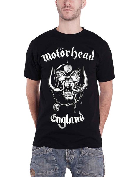 Official Motorhead T Shirt England Classic War Pig Band Logo Mens New Black Carousel 1