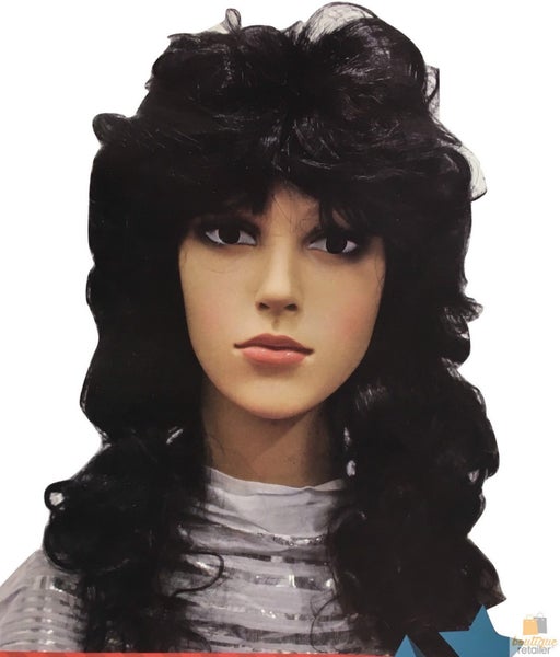 Retro Wig Curly Long Hair Disco Punk Rock Party Costume 60s 70s 22425 New