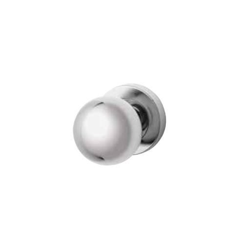 Lockwood Door Knob 1220 Series Symphony 20 Knob On Rose Satin Chrome Full Set