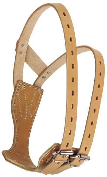 Miracle Weaver Leather Wind Sucking Crib Stop Collar Strap Average