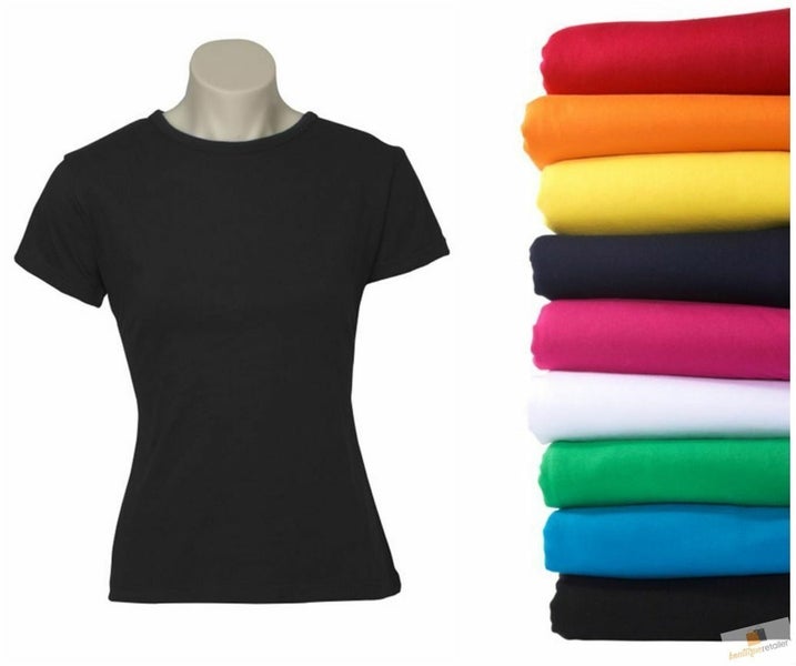 womens plain tees