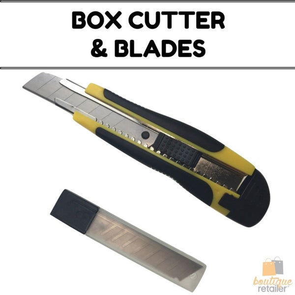 BOX CUTTER & BLADES Knife Retractable Blade Snap Off Razor 18mm Durable