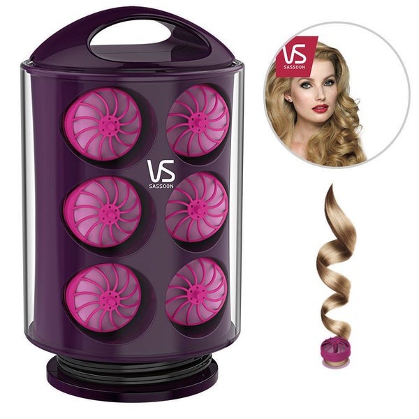 Vs Sassoon Vsr63a Secret Curl Silicone Pop Up Heated Rollers Hair