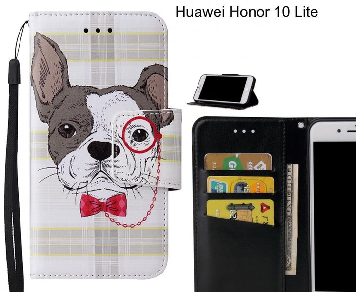 Huawei Honor 10 Lite Case wallet fine leather case printed Carousel 1