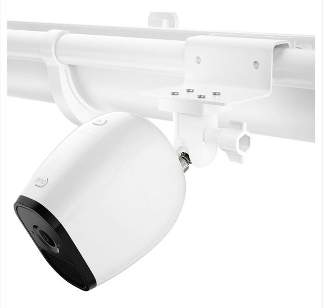 Gutter Mount Bracket For Arlo / Eufy / Swann / Reolink Cameras - White Carousel 2