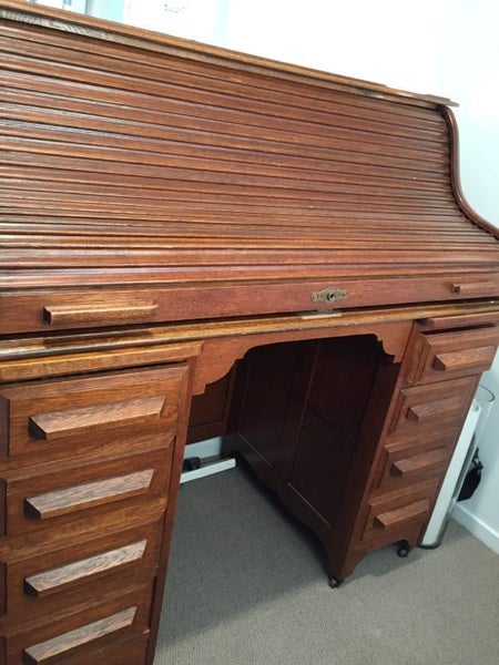 Refurbished Oak Roll Top Desk Trade Me