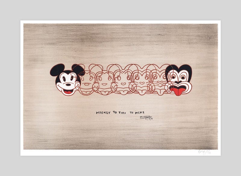 Mickey to Tiki Tu Meke by Dick Frizzell Art Print Carousel 1